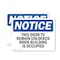 Signmission This Door To Remain Unlocked When Building, 14 in W x Rectangle, Vinyl Decal OS-2PACK-NS-D-1014-L-18606 - alternate 1
